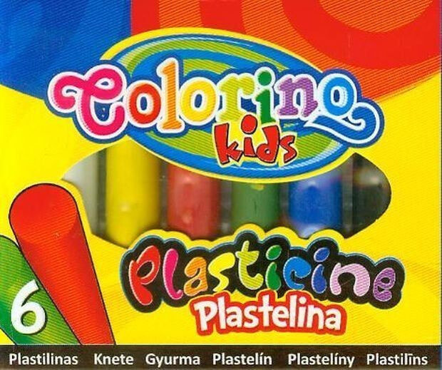 Colorino Plasticine Patio, 6 colors (13871)