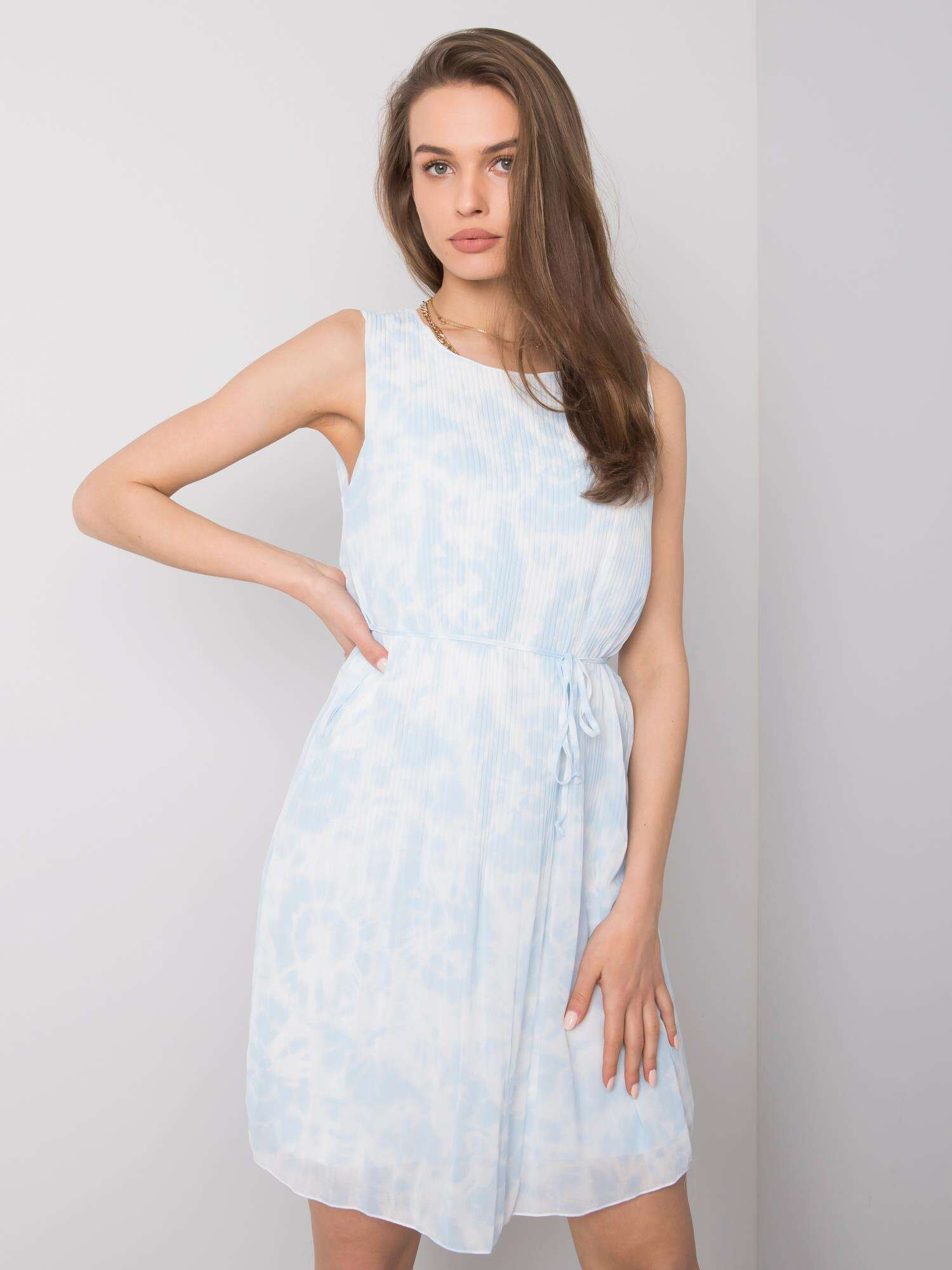 Женское летнее платье без рукавов белое с розовым Factory Price