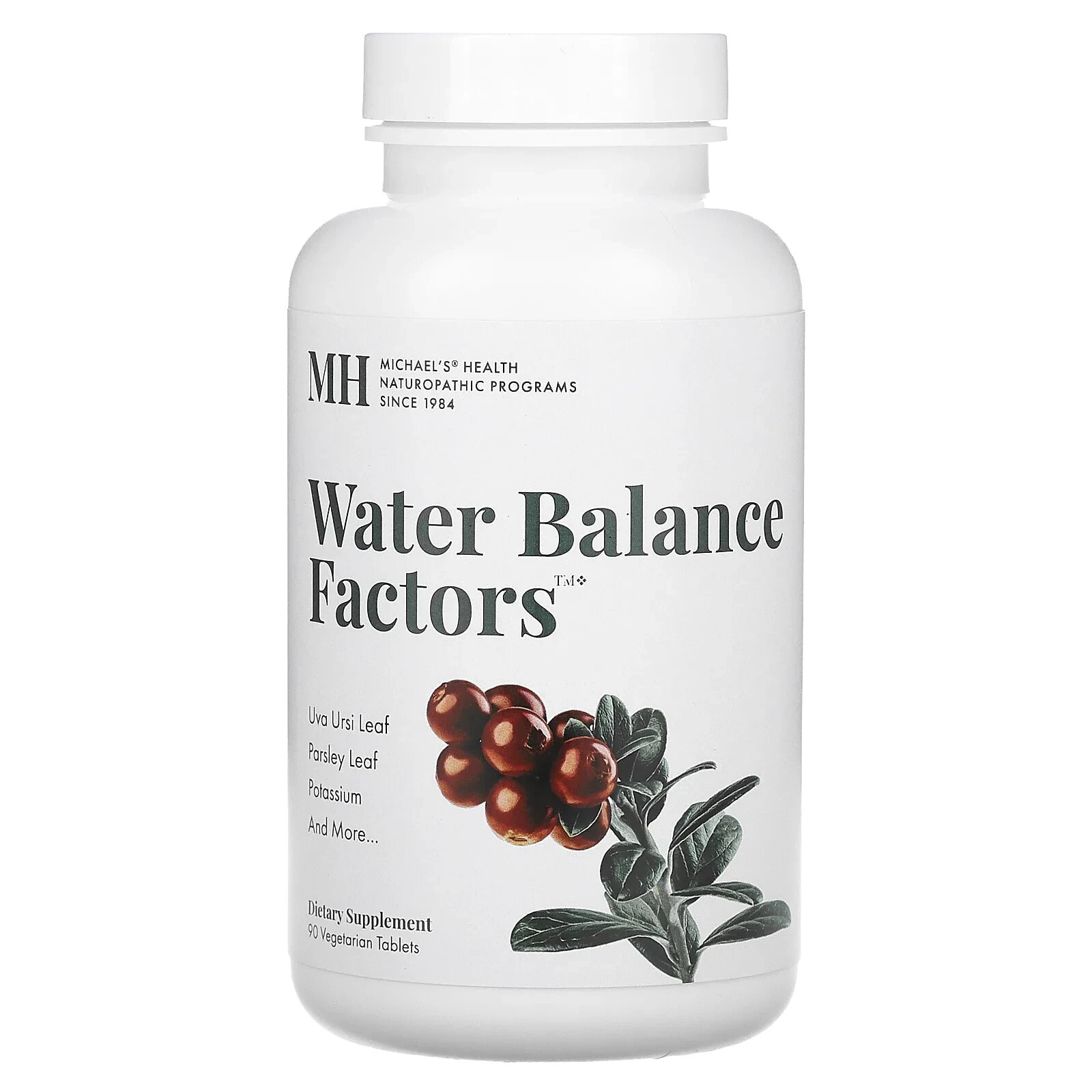 Michael's Naturopathic, Water Balance Factors, 120 Vegetarian Tablets