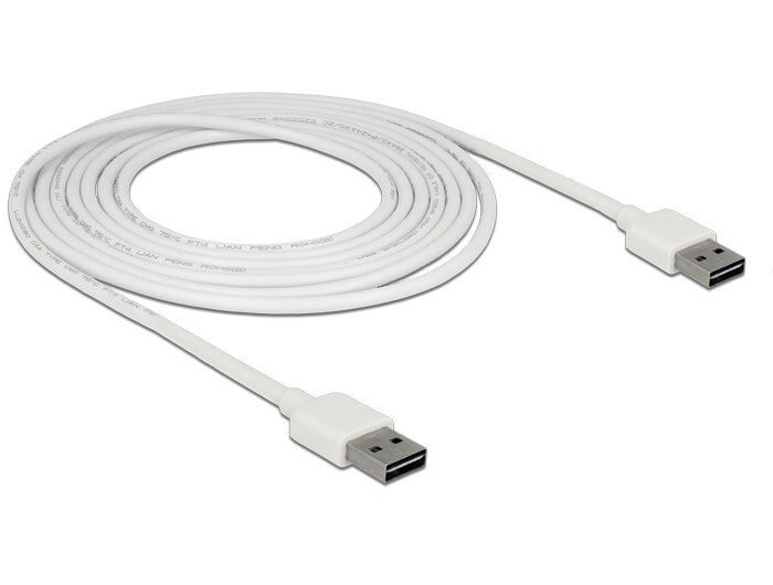 DeLOCK 85195 USB кабель 3 m 2.0 USB A Белый