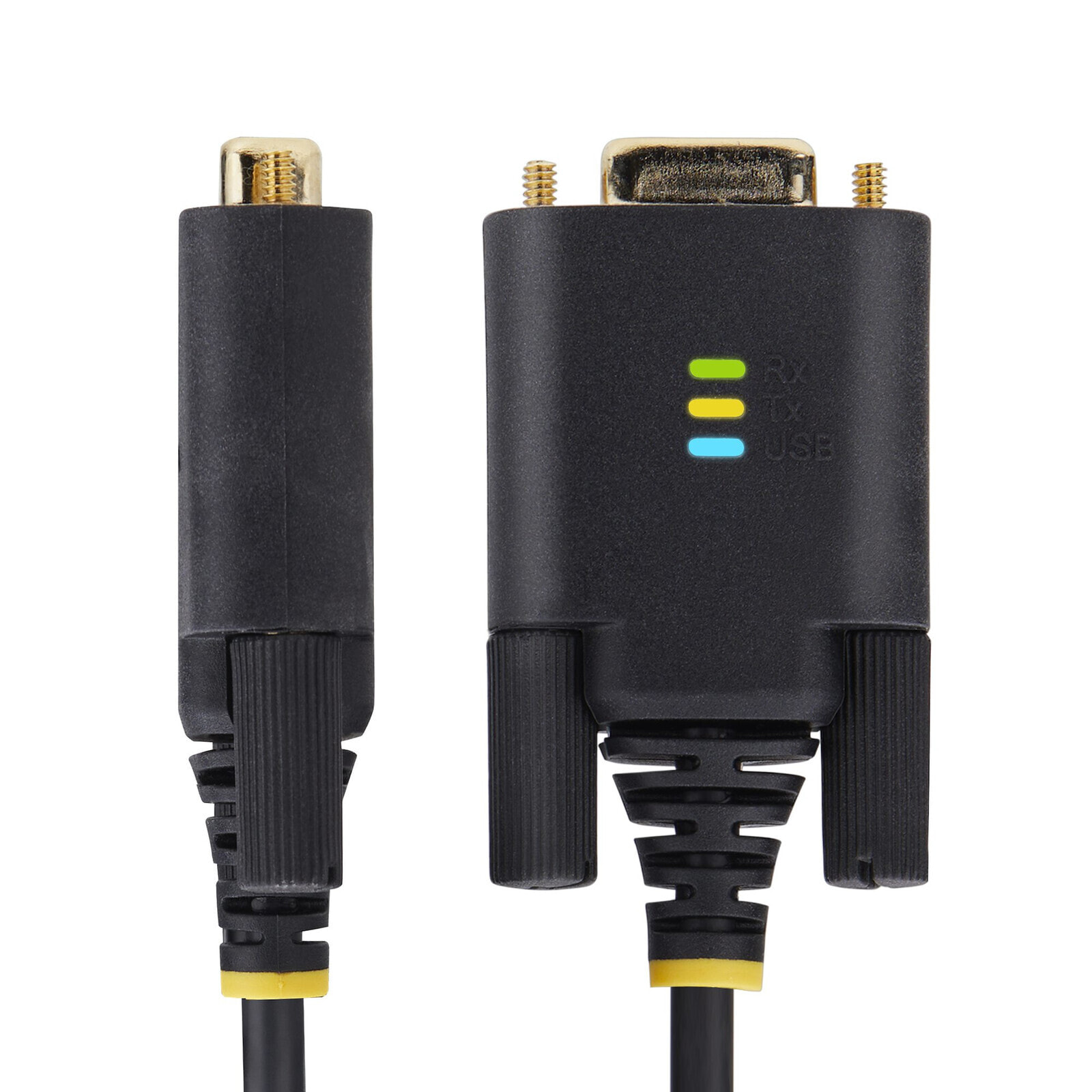 StarTech.com 1P3FFCB-USB-SERIAL кабель последовательной связи Черный 1 m USB тип-A RS-232