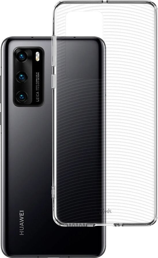 чехол силиконовый прозрачный Huawei P40 3MK