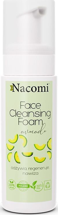 Nacomi Avocado Face Cleansing Foam Увлажняющая и питательная пенка для умывания с экстрактом авокадо  140 мл
