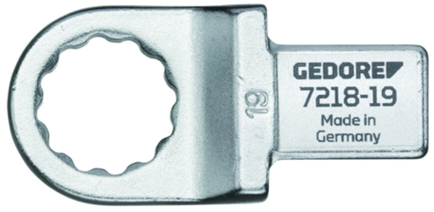Gedore 7218-27 - Torque wrench end fitting - Chrome - 1 pc(s) - Chromium-Vanadium Steel (Cr-V) - Germany