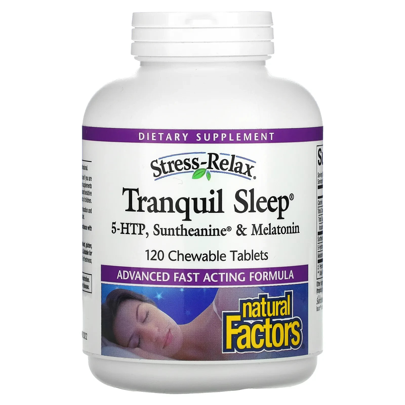 Stress-Relax, Tranquil Sleep, Extra Strength , 60 Chewable Tablets