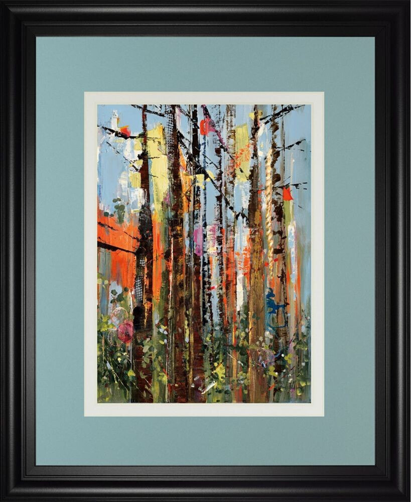 Classy Art eclectic Forest by Rebecca Meyers Framed Print Wall Art, 34