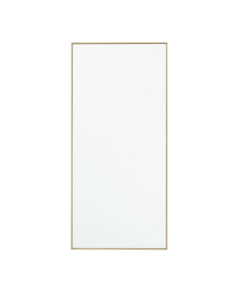 Wood Contemporary Wall Mirror