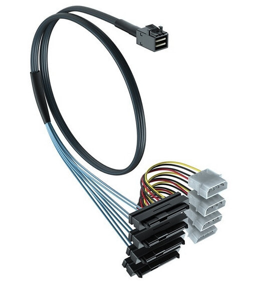 Overland-Tandberg OV-CBLINT8482 Serial Attached SCSI (SAS) кабель 0,5 m Черный