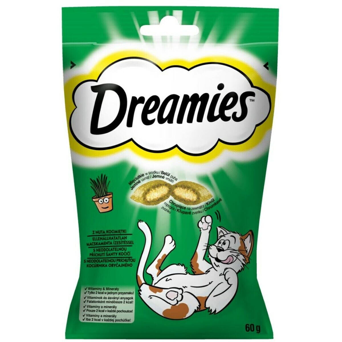 Snack for Cats Dreamies Catnip 60 g Прохладный Мясо