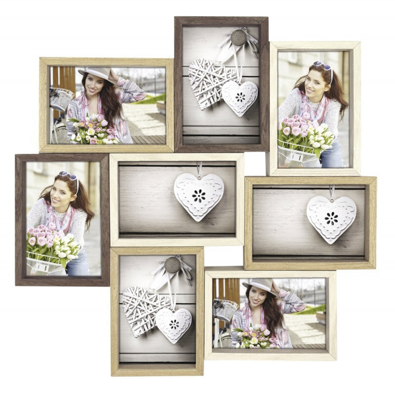 ZEP Montreaux frame for 8 photos, 10x15cm, wooden (TY087)