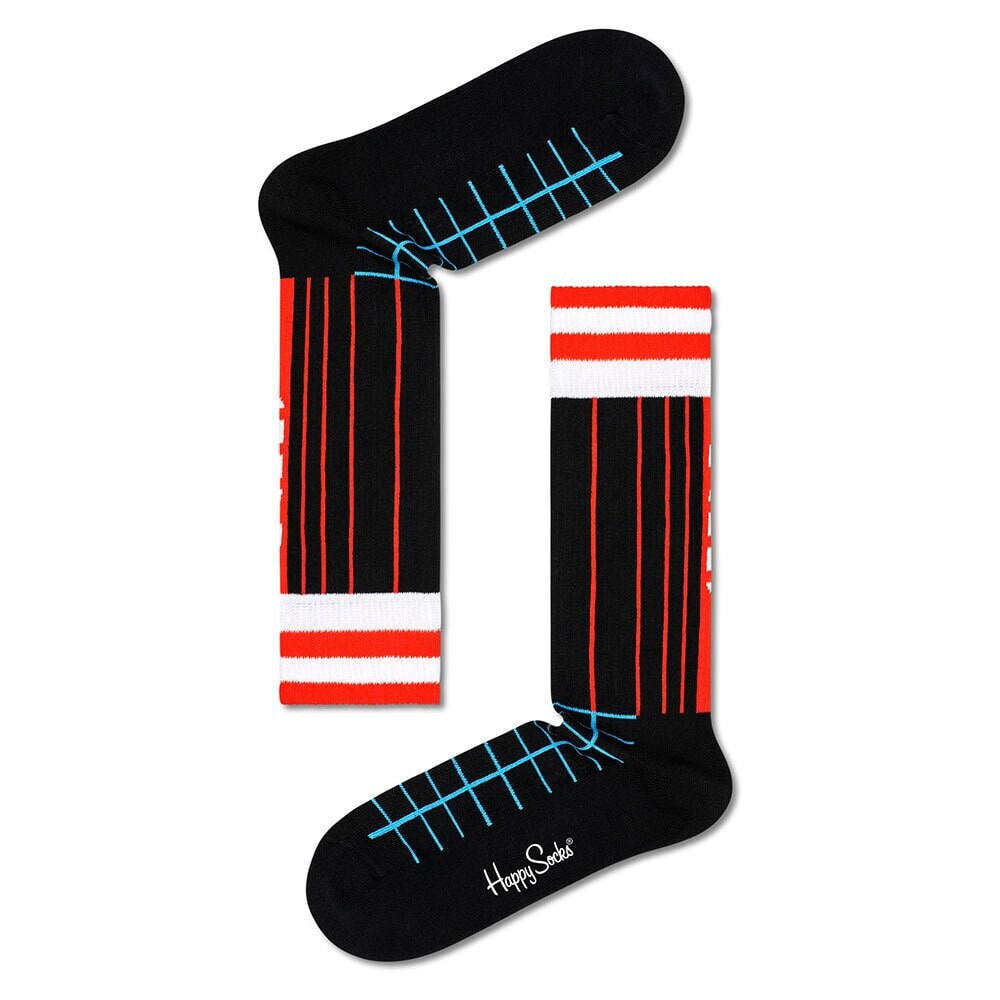 Happy Socks HS508-R Grid Stripe Socks