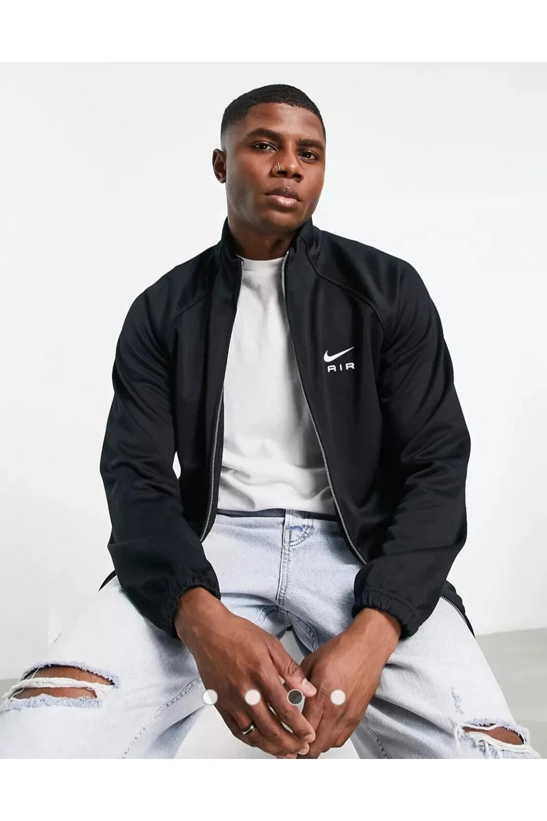 Air Sportswear Siyah Erkek Sweatshirt