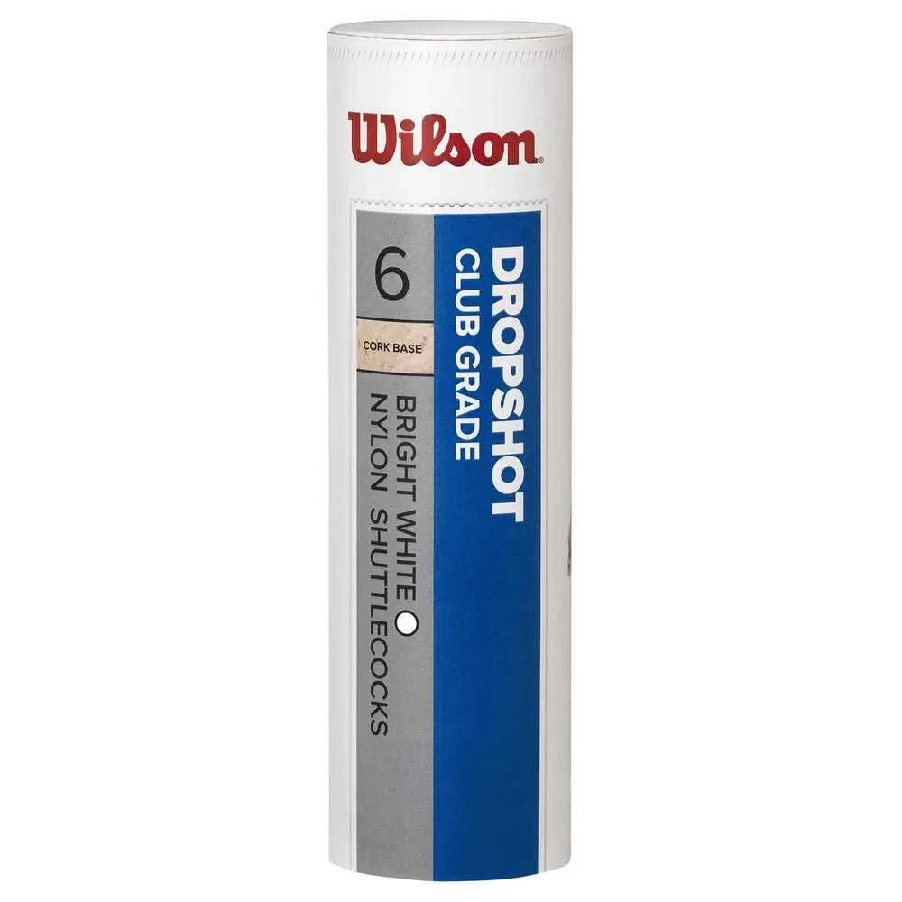 WILSON Dropshot Badminton Shuttlecocks 6 Units