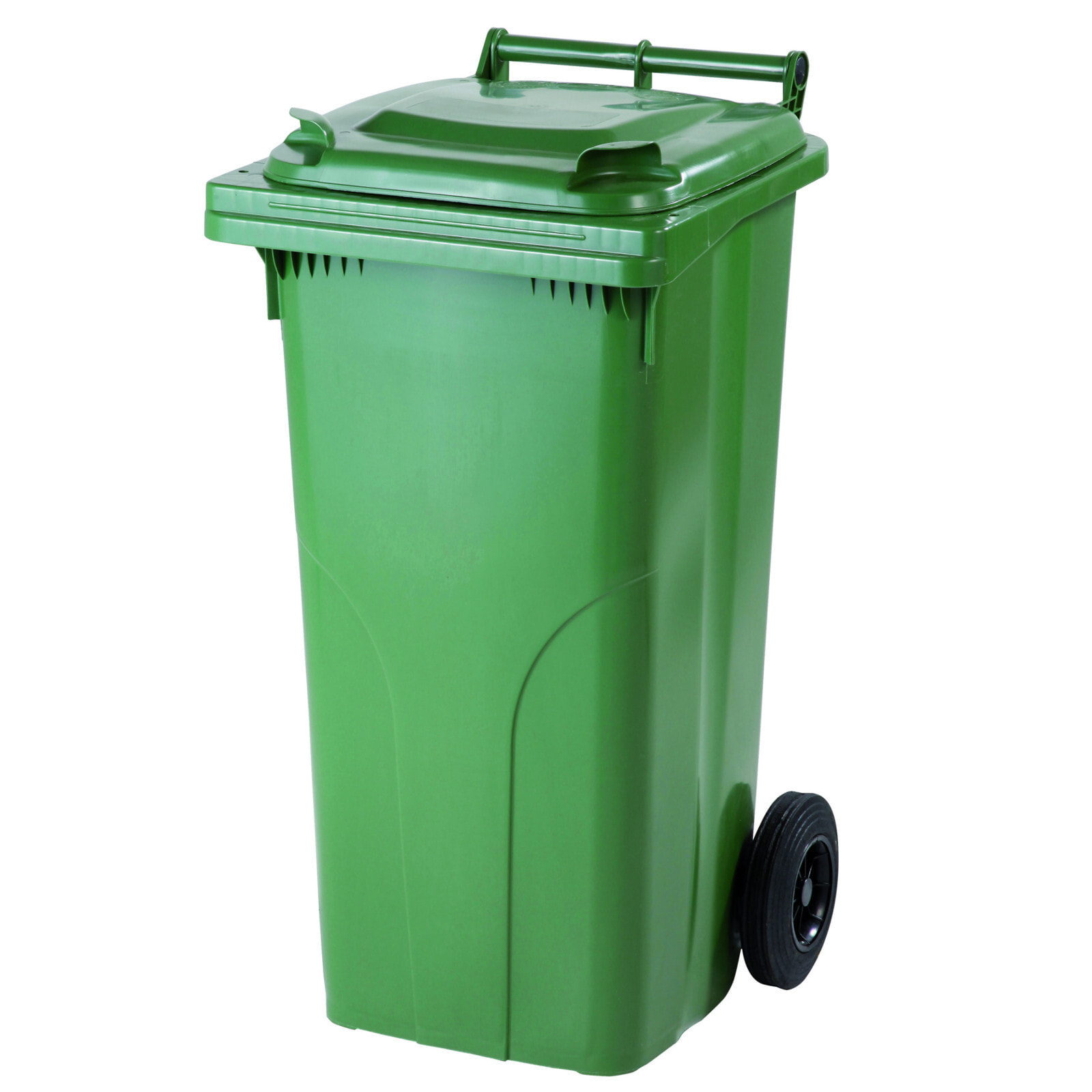 Waste and trash can container ATESTS Europlast Austria - green 120L