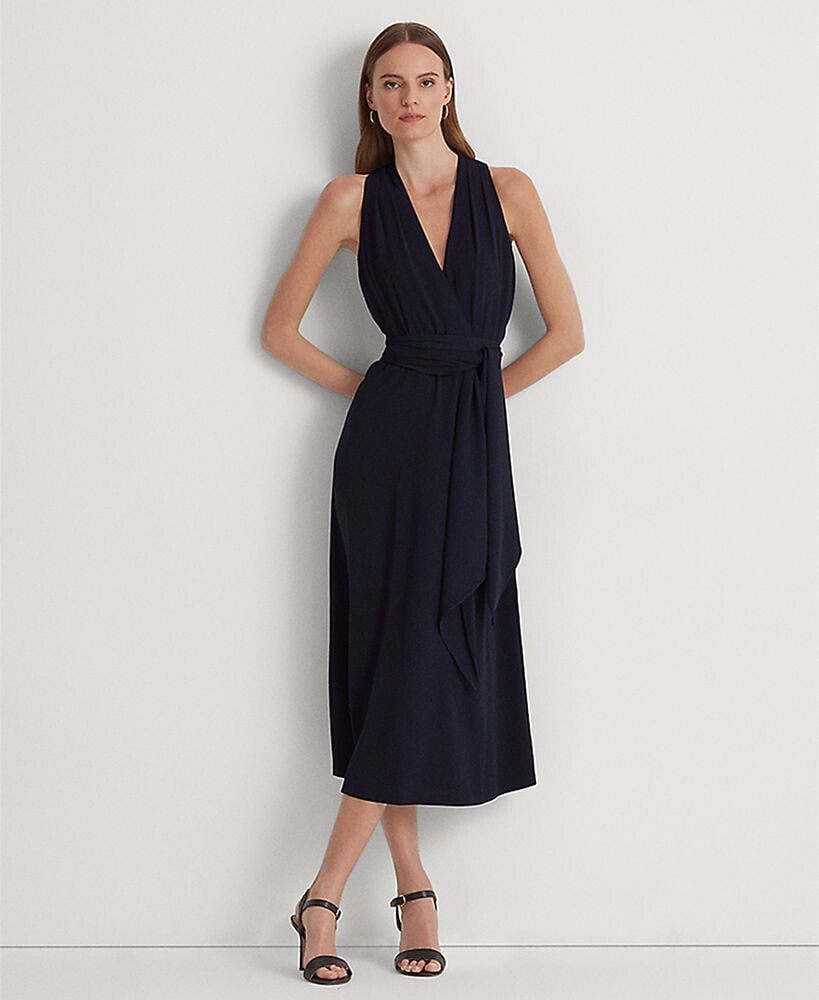 Lauren Ralph Lauren women's Georgette Halter Cocktail Dress