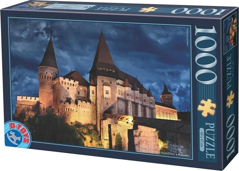 D-Toys Puzzle 1000 Rumunia, Zamek Corvin nocą