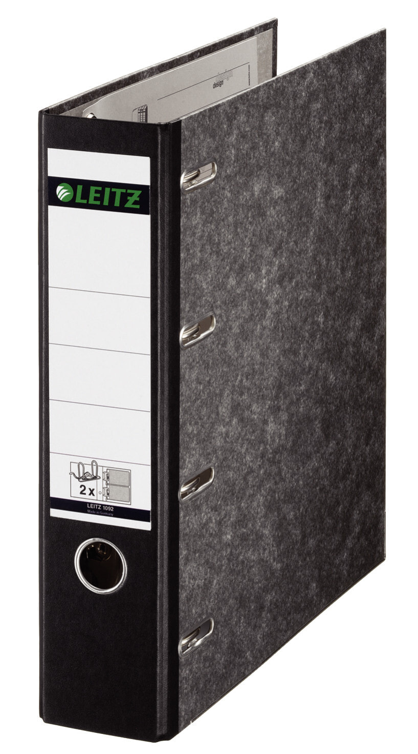 Leitz 10920000 папка-регистратор 2 x A5 Черный