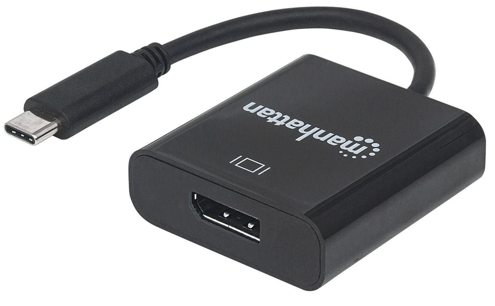 Manhattan 152020 кабельный разъем/переходник USB-C DisplayPort Черный