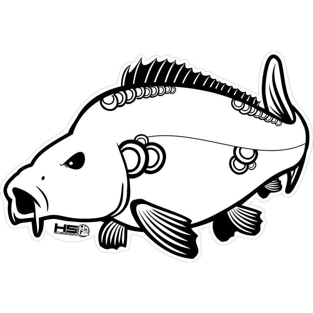 HOTSPOT DESIGN Carp Sticker