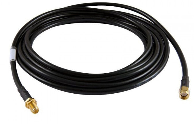ALLNET 5m, 2xSMA коаксиальный кабель SMA Черный ANT-CAB-SMAM-SMAF-500