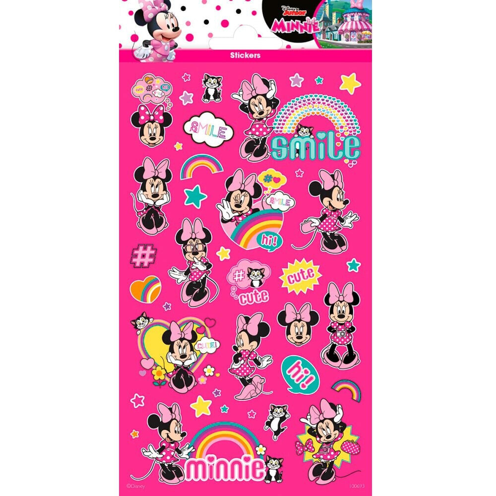 DISNEY Minnie Pack Of Stickers With Glitter