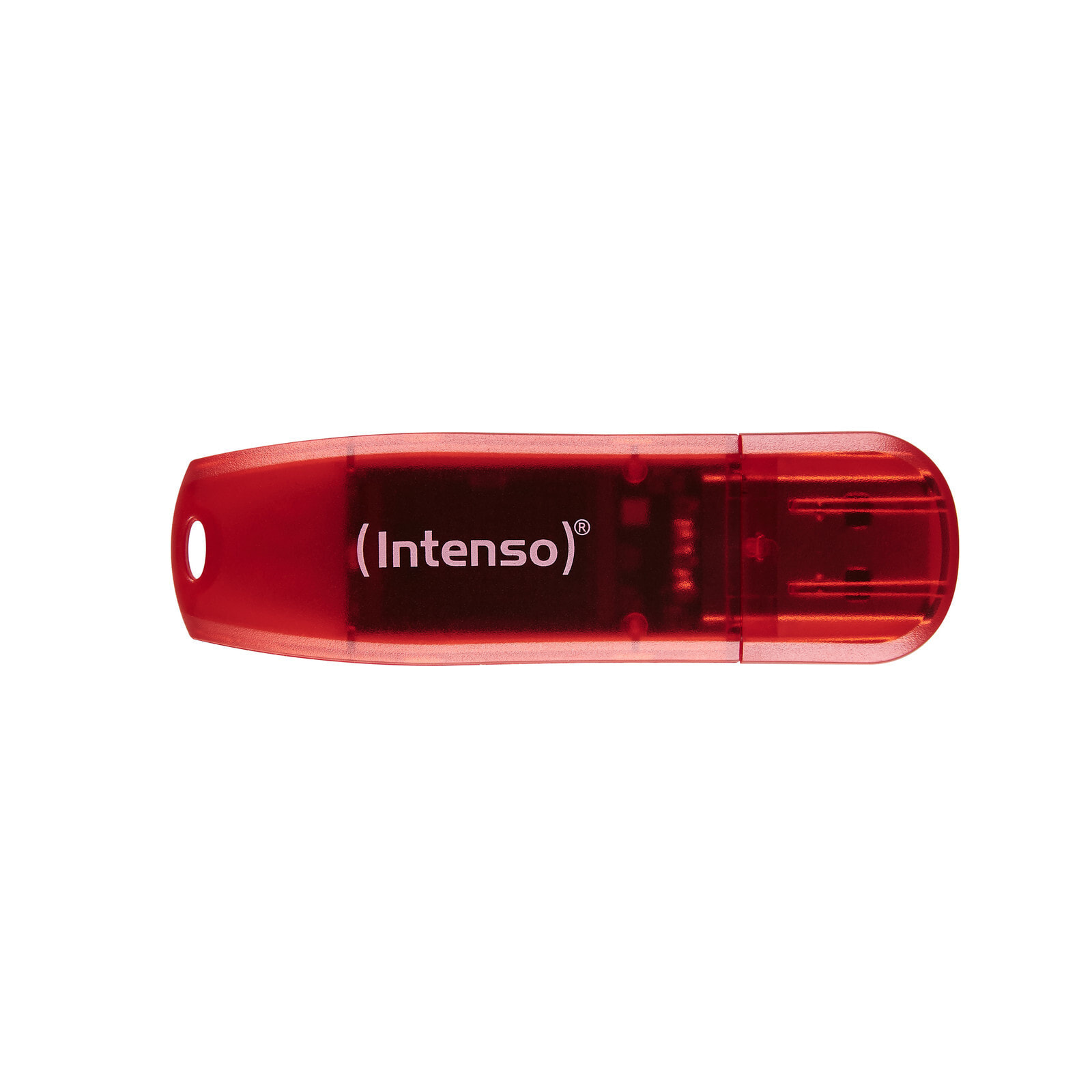 Intenso Rainbow USB флеш накопитель 128 GB USB тип-A 2.0 Красный, Прозрачный 3502491