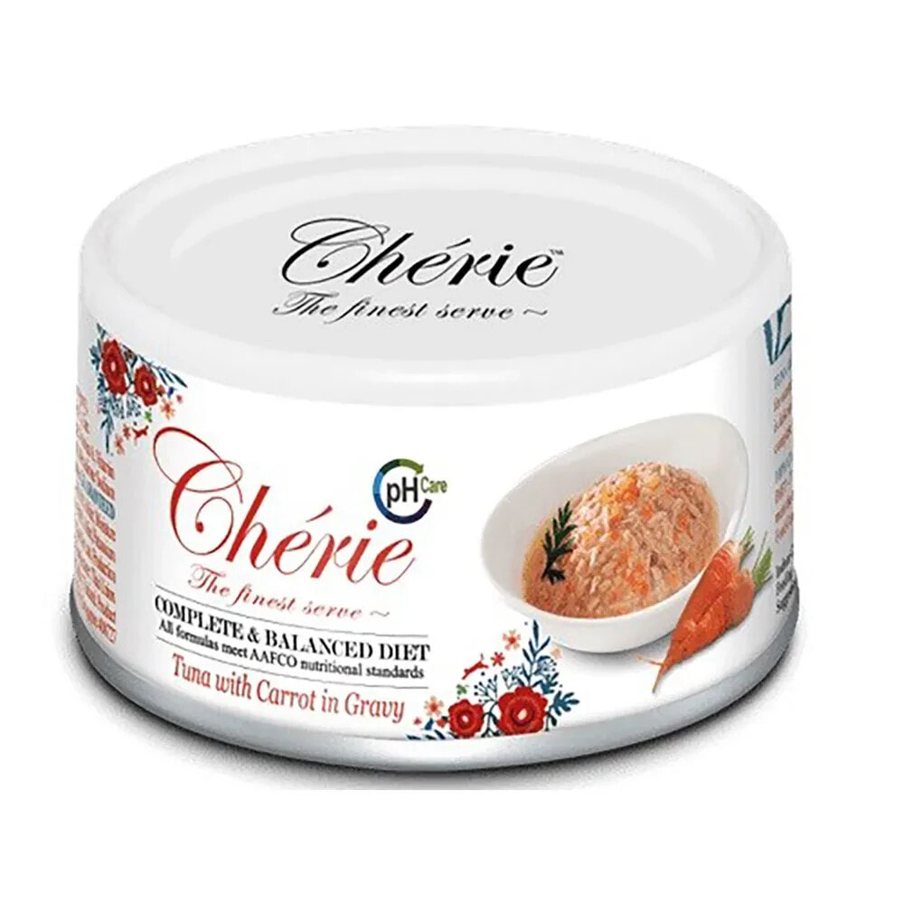 CHERIE Tuna with carrots wet cat food 80g