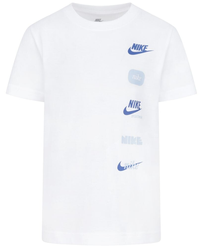 Nike little Boys Club Plus Badge Short Sleeves T-shirt