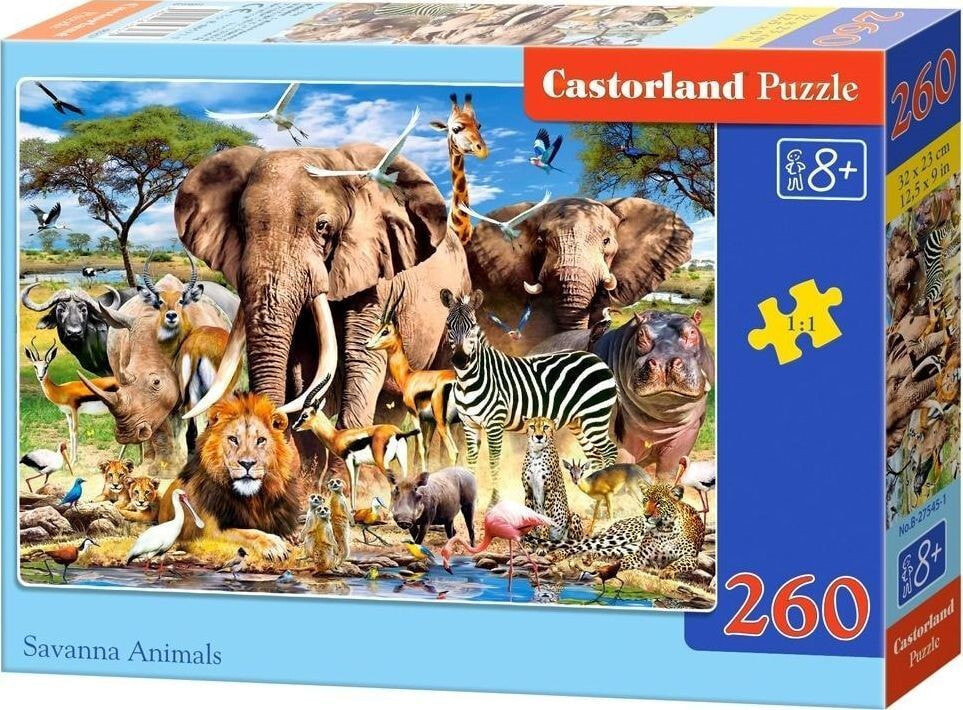Castorland Puzzle 260 Savanna Animals CASTOR