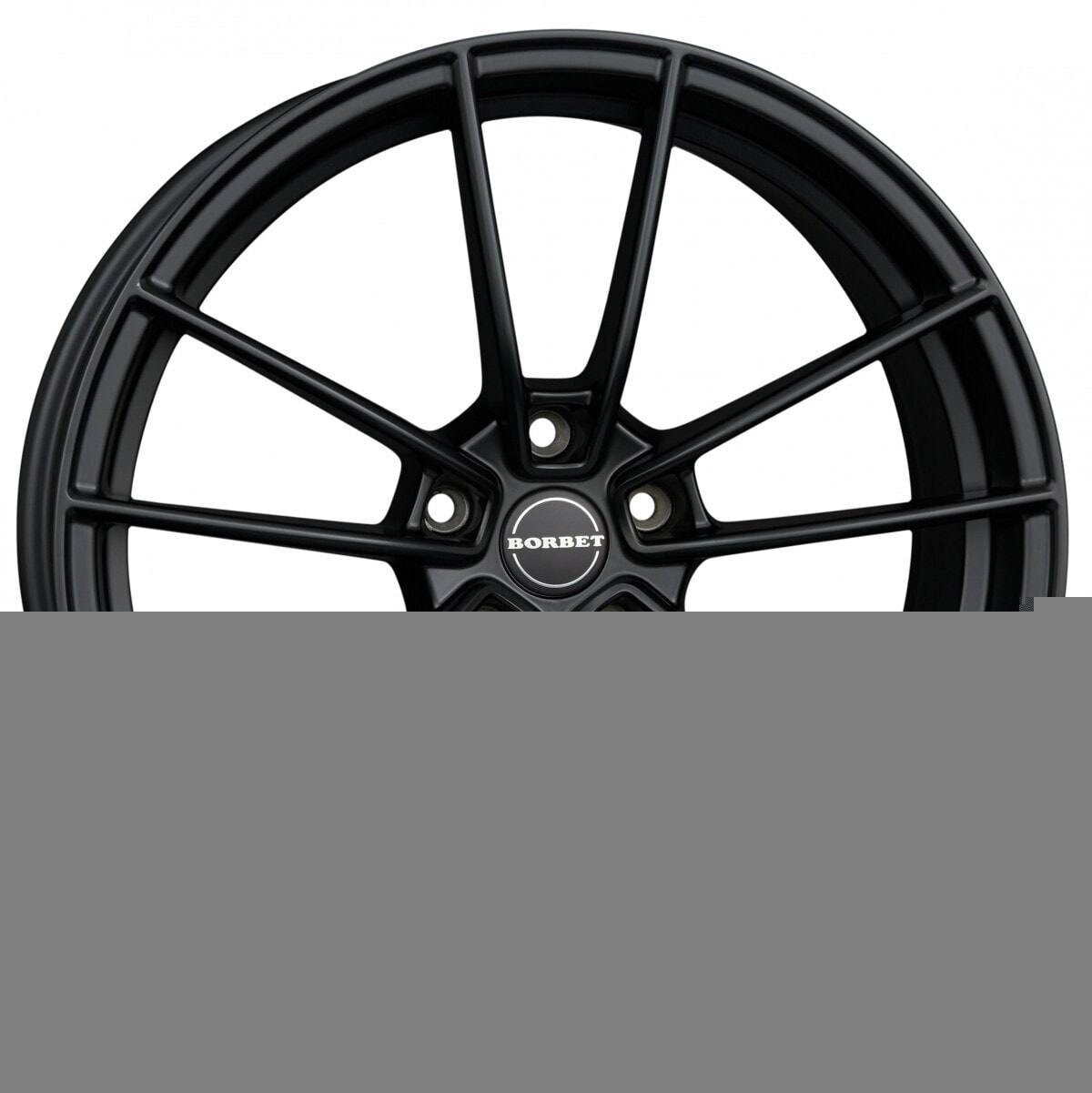 Колесный диск литой Borbet FF1 deep black matt 8x18 ET35 - LK5/115 ML70.2