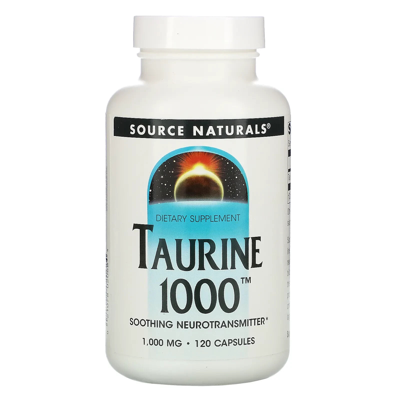 Source Naturals, Таурин, 1000 мг, 240 капсул