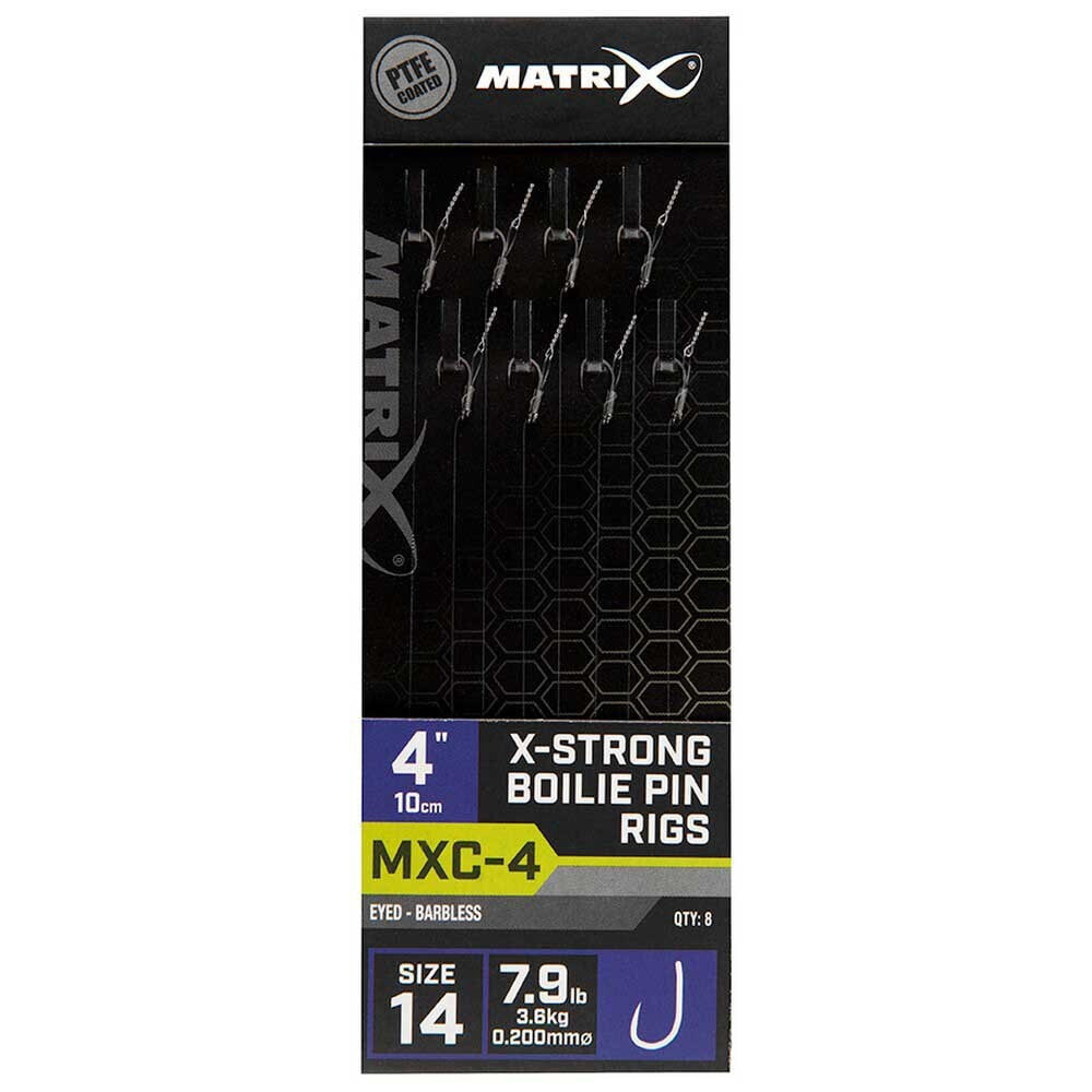 MATRIX FISHING MXC-4 14 X-Strong Boilie Pin Leader