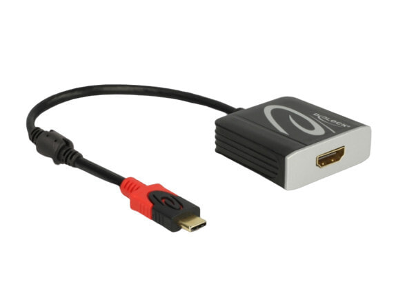 DeLOCK 65400 кабельный разъем/переходник USB Type-C HDMI Черный