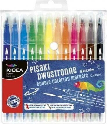 Derform Double-sided pens of 12 colors