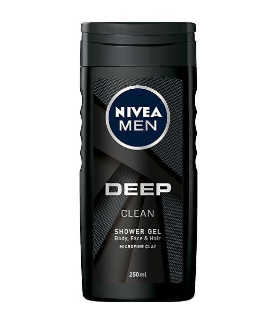 Nivea Shower Gel for Men Deep (Clean Shower Gel) --Мужской очищающий гель для душа--250 мл