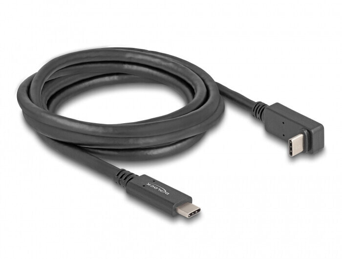 Delock USB 5 Gbps Kabel Type-C Stecker zu gewinkelt oben unten 2 m - Cable - Digital