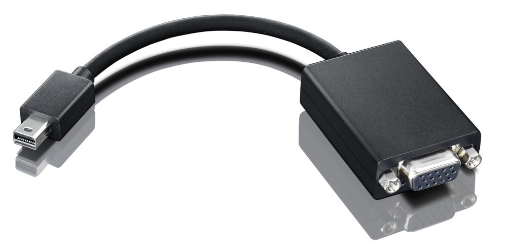 Lenovo 0A36536 кабельный разъем/переходник mini-DisplayPort VGA Черный