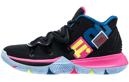 Nike Kyrie 5 Just Do It 欧文5 耐磨防滑 低帮 实战篮球鞋 男款 黑粉 / Кроссовки Nike Kyrie 5 AO2919-003