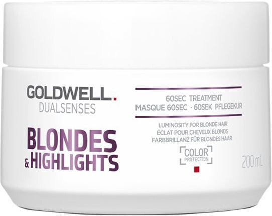 Маска или сыворотка для волос Goldwell Goldwell Dualsenses Blondes & Highlights 60-sekundowa kuracja dla włosów blond 200 ml