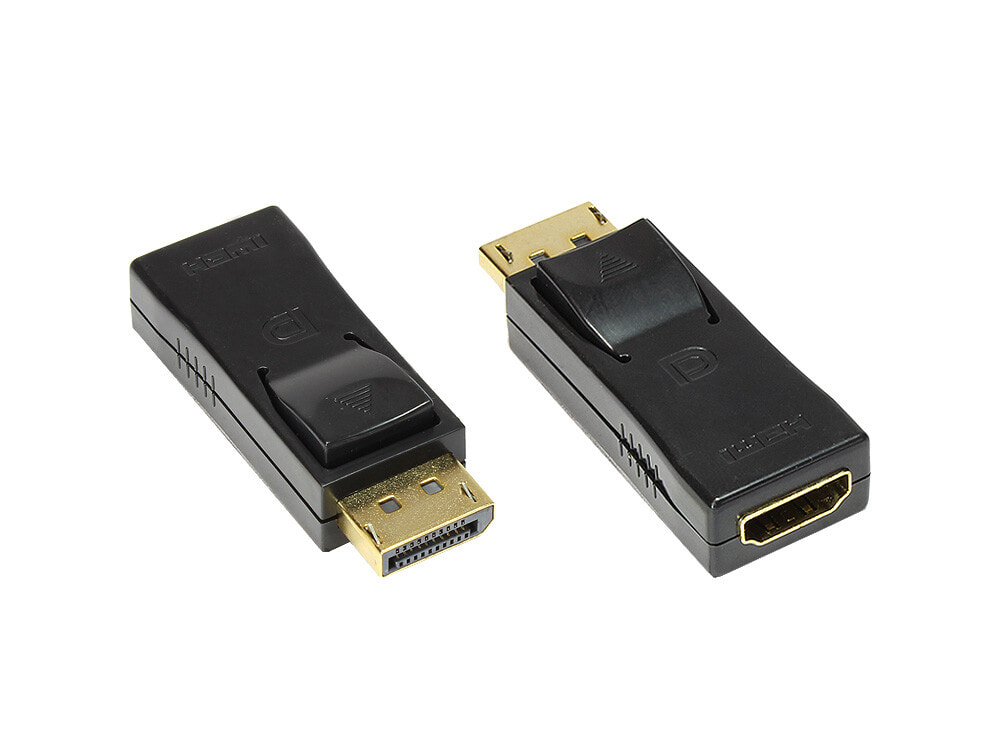 Alcasa HDMI - DisplayPort F/M Черный HDMI-DPG