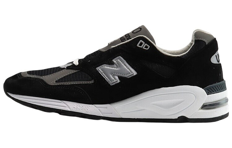 New Balance NB 990 V2 Heritage 低帮 跑步鞋 男女同款 黑色 D宽 / Кроссовки New Balance NB M990BK2