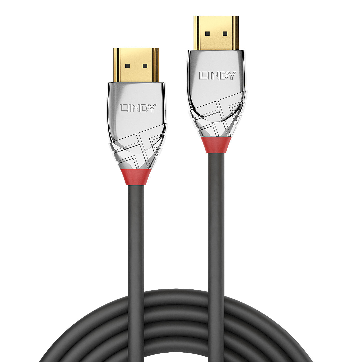 Lindy 37873 HDMI кабель 3 m HDMI Тип A (Стандарт) Серый, Серебристый