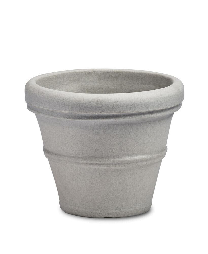 Brunello Planter Pot Classic 12 in Weathered Concrete