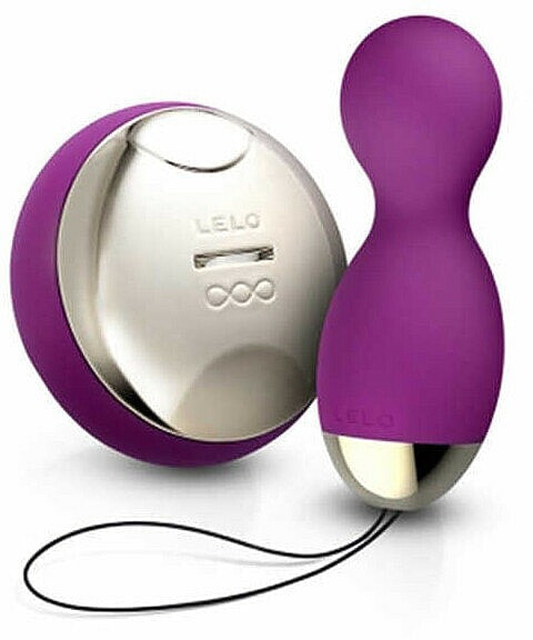 Vaginalkugeln mit Fernbedienung violett - Lelo Hula Beads Deep Rose