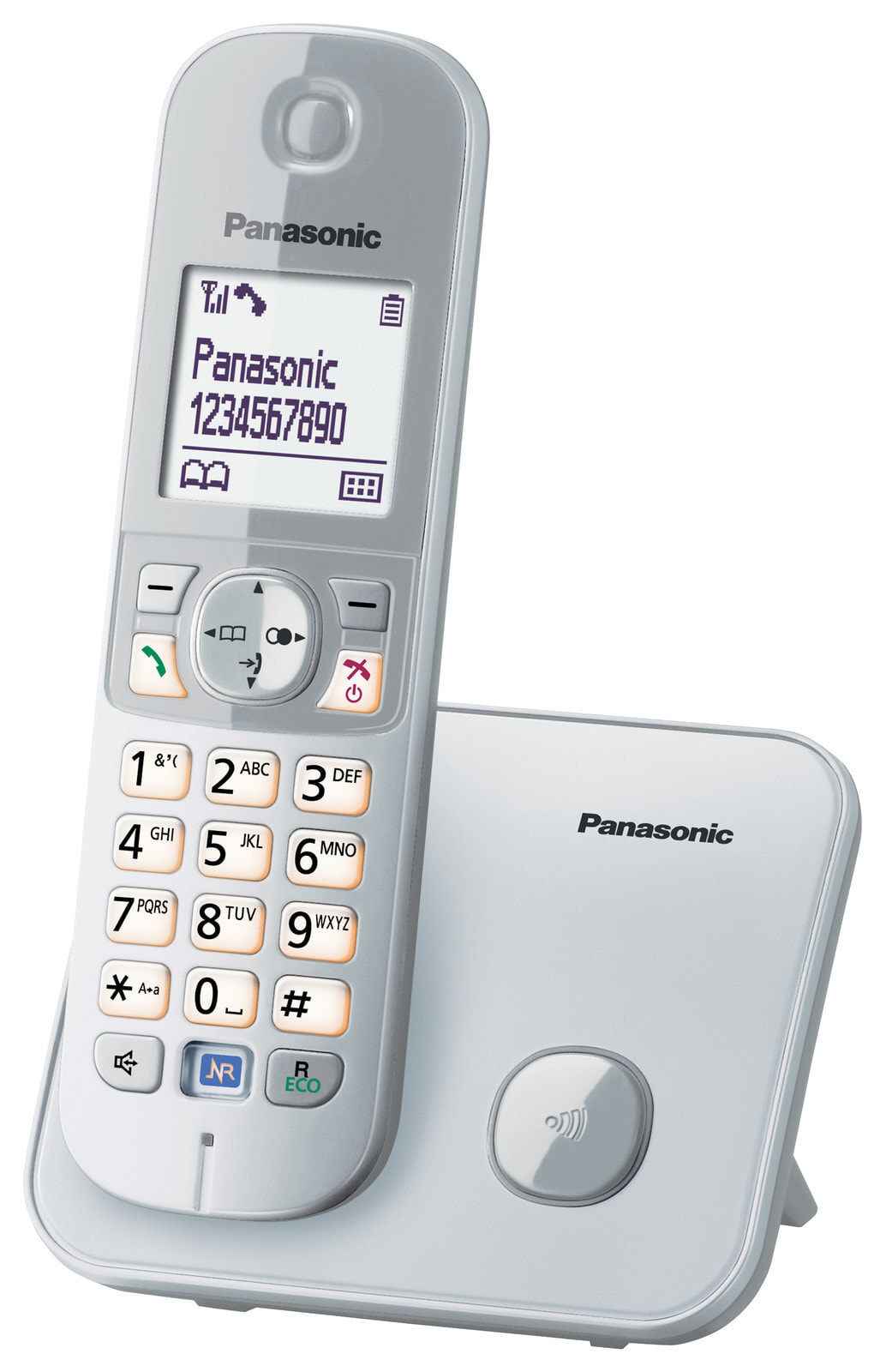 Panasonic KX-TG6811GS - DECT telephone - 120 entries - Caller ID - Silver  Panasonic купить от 4347 рублей в интернет-магазине MALL | Телефоны  Panasonic