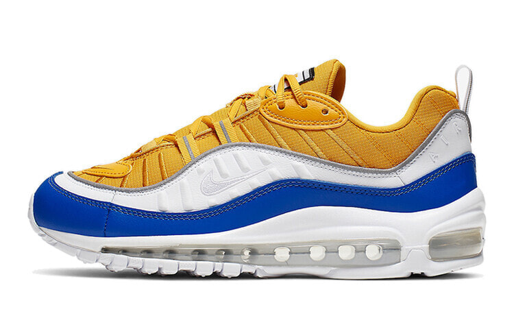 Nike Air Max 98 SE 低帮 跑步鞋 女款 黄蓝 / Кроссовки Nike Air Max 98 SE AT6640-700