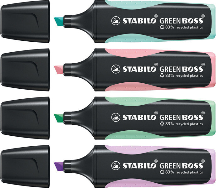 STABILO GREEN BOSS Pastel маркер Скошенный наконечник Бирюзовый 106070113