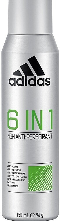 Deospray Antitranspirant für Männer - Adidas 6 In 1 48H Anti-Perspirant For Men