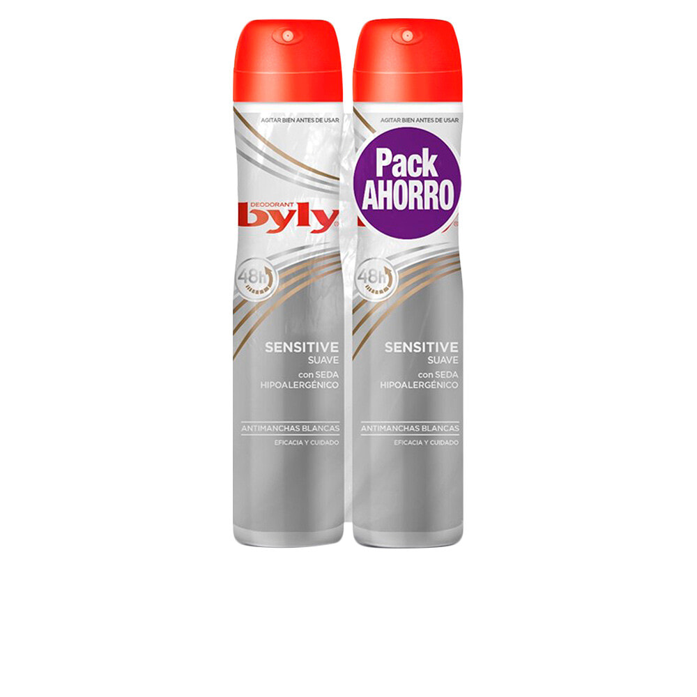 Byly Hypoallergenic Sensitive Deodorant Spray Гипоаллергенный дезодорант-спрей для чувствительной кожи 2 х 200 мл