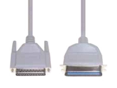 E&P CC 570 - 2 m - Sub-D 25p - Centronics 36p - Male connector / Male connector - Centronics - White